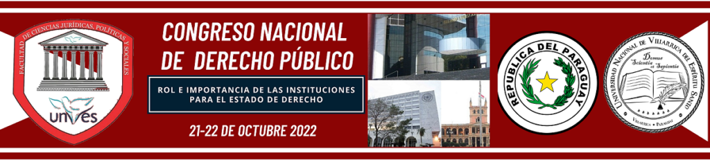 Banner Congreso Nacional de Derecho Público 2022