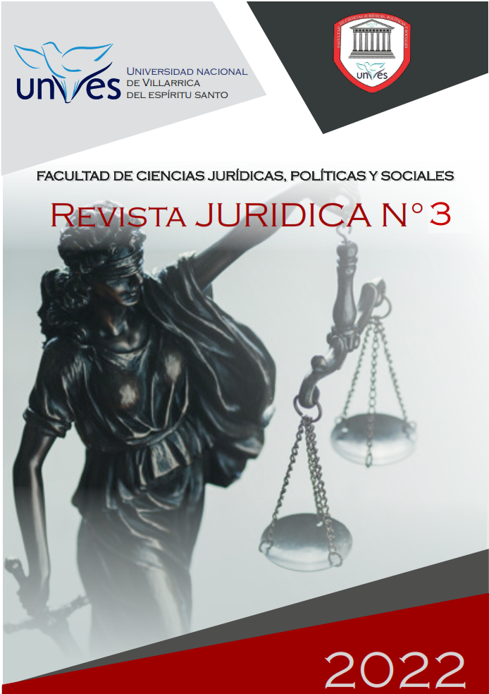 Portada Revista Jurídica Edición N° 3