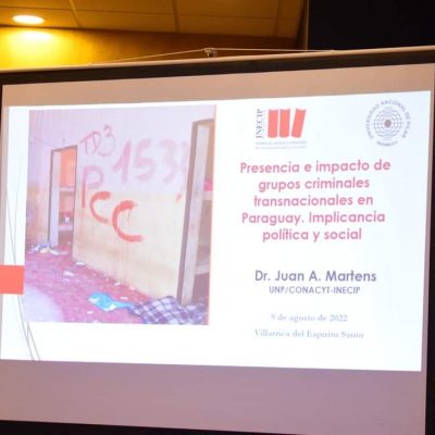Charla sobre Presencia e Impacto de Grupos Criminales en Paraguay.