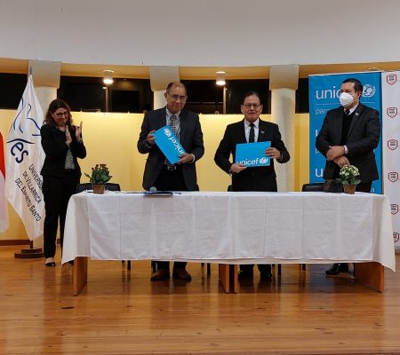 Firma de Memorandum de Entendmiento UNICEF-UNVES