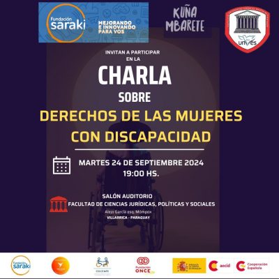 Charla sobre derechos d las mujeres con discapacidad Charla sobre derechos d las mujeres con discapacidad